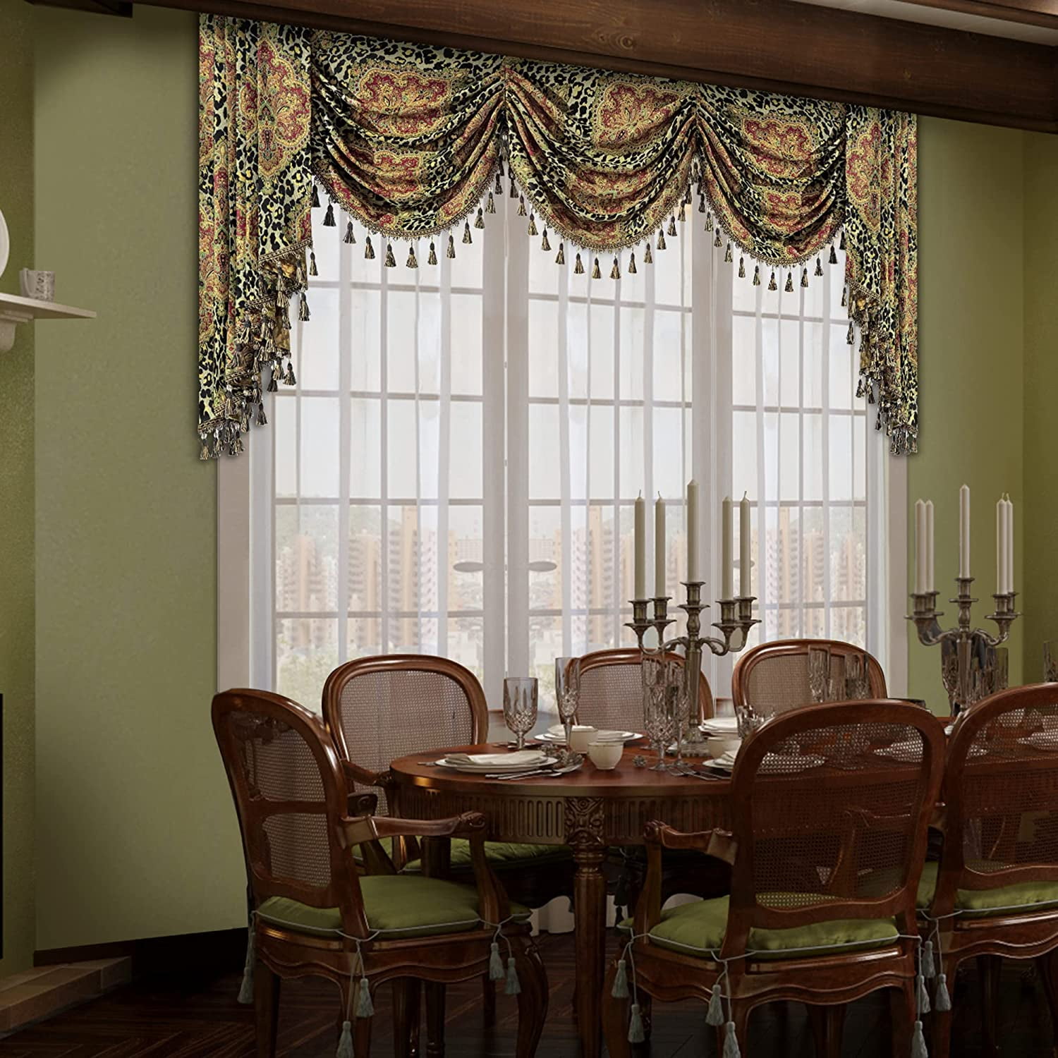 Valances For Dining Room Windows