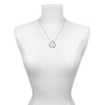 thumbnail image 3 of Delight Jewelry Silvertone Mother Infinity Sign Gymnastics Ring Charm Necklace, 18", 3 of 4