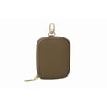 thumbnail image 2 of Daisy Rose Rectangle Coin Purse Pouch Change Wallet Holder for Women with clasp - PU Vegan Leather - Olive Check, 2 of 9