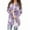 Light Purple, variant on Women's Halloween Open Front Cardigan Sweater with Cute Ghost Pumpkin Print, Long Sleeve Lightweight Casual Coat for Fall
