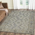 thumbnail image 3 of Ox Bay Epoch 9' x 12' Blue/Gray Floral Lattice Hand-Tufted Wool Blend Indoor Area Rug, 3 of 8