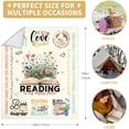 thumbnail image 4 of Book Lovers Gifts, Gifts for Book Lovers Women, Book Blanket, Gifts for Readers Book Lovers Women, Reading Gifts for Book Lovers, Book Reader Gifts, Book Lovers Christmas Throw Blanket 60"x50", 4 of 5