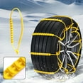 thumbnail image 3 of Aodebiao Nylon Car Snow Chains, Silent & Durable Traction Chains, Enhanced Braking Performance for Winter Driving, High Pressure Resistant Snow Chains for Safe Highway Use, 3 of 6