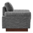 thumbnail image 3 of Armchair Accent Chair, Grey Gray, Fabric, Living Kitchen Cafe Bistro Hospitality Restaurant, Modern Contemporary HB34841, 3 of 9