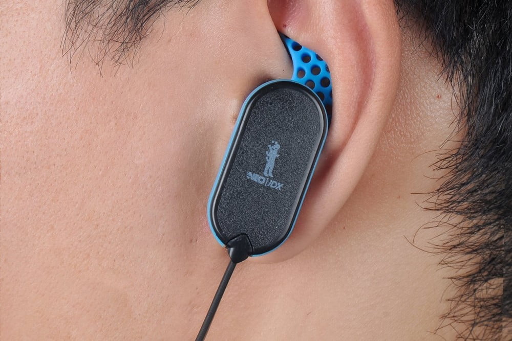 Neojdx Wingz Bluetooth Headphones, Wireless Sports Earphones w/ Mic IPX5 Waterproof HD Stereo Earbuds 6 Hour Battery Noise Cancelling Headsets