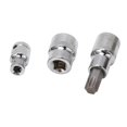 thumbnail image 3 of 29Pcs Star Socket Chrome Vanadium Steel Knurled Male Female Thread Set Kit for Maintenance, 3 of 5
