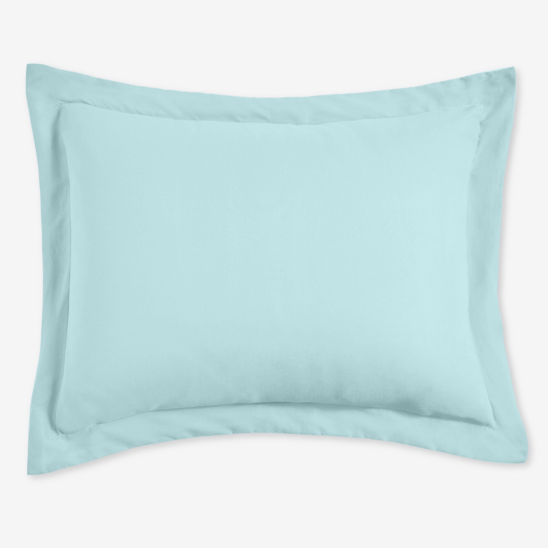 2 Wrap-Around Wonderskirt Standard Pillow Sham in Light Blue 