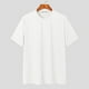 thumbnail image 1 of pstuiky camisetas camisas para hombre, Sudadera con capucha informal holgada de color liso y manga corta para hombre camisas casuales para hombre l, 1 of 5