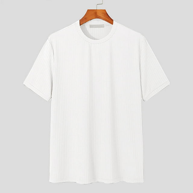 pstuiky camisetas de hombre, Sudadera con capucha informal holgada de color liso y manga corta para hombre camisas casuales para hombre m