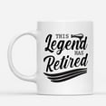 thumbnail image 2 of Coffee Mugs Legend Has Retired Funny Retirement Gifts for Barber, Hairdresser or Hair Stylist Coffee Lovers 11oz 15oz White Mug Christmas Gift, 2 of 7