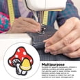 thumbnail image 4 of Mushroom Sew On Patches, Easy To Use Beautiful DIY Decorative Mushroom Patches Multipurpose Unique  For Plant For Dress, 4 of 8