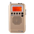 thumbnail image 2 of Receptor de radio de banda aérea VHF, grabador de radio portátil de banda completa (dorado), 2 of 14
