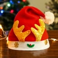thumbnail image 4 of Cheer US Christmas Hat, Santa Hat, Xmas Holiday Hat for Unisex Adults, Extra Thicken Classic Fur for New Year Festival Party Supplies, 4 of 9
