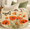 Multicolor 1, variant on Jiaoprinted Hummingbird Eucalyptus Leaves Large Round Collapsible Storage Basket, 65L Fabric Storage Organizer Bin with Handles for Blankets Linens Clothes, 19.4" x 13.3" Spring