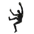 thumbnail image 2 of Escultura de pared hombre de escalada resina Gloria 14x7x25.7cm, 2 of 9