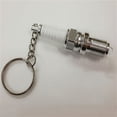 thumbnail image 6 of Naierhg 1Pc Fashion LED Key Chain Spark Plug Keychain Mini Car Parts Keyring Gift, 6 of 7