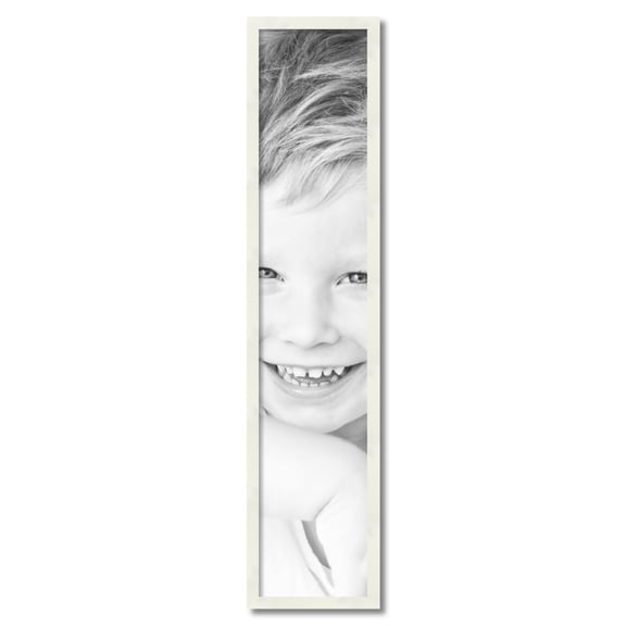 ArtToFrames 9" x 45" White Picture Frame, 9x45 inch White Wood Poster Frame (WOM-5140)