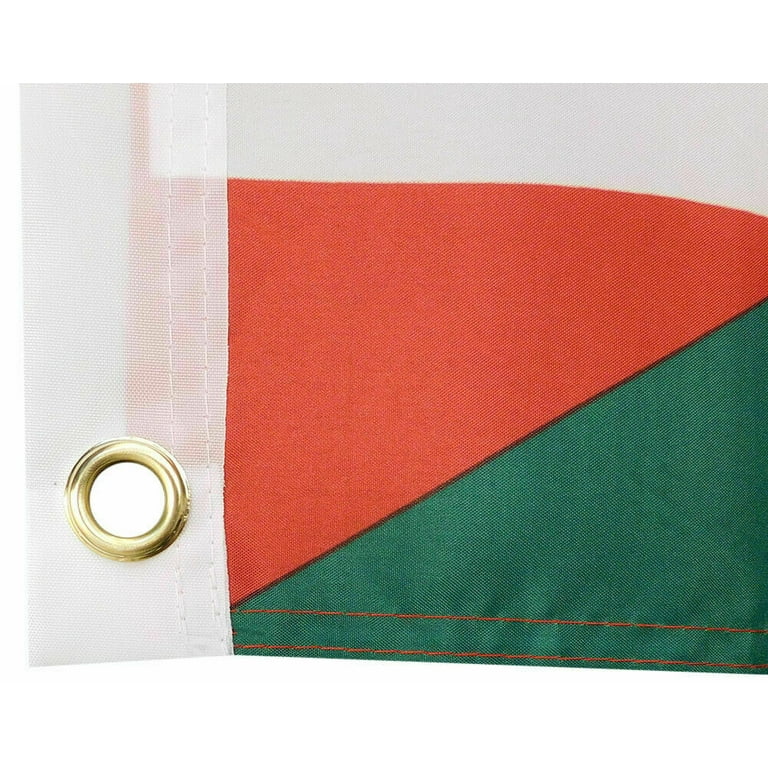 USA Mexico Diagonal Split Friendship 3x5 3'x5' Woven Poly Nylon Flag Banner  100D 