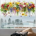 thumbnail image 5 of Charming Floral Bouquet Window Stickers! Reusable Peel-and-Stick Flower Window Clings & Decals - Perfect Spring & Summer Glass Window Decor for Fun Vibes, 5 of 6