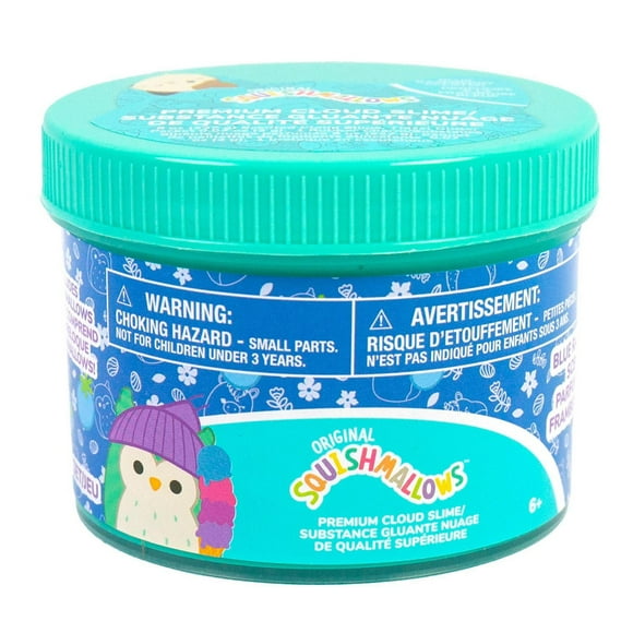 Original Squishmallows™ Winston the Owl Premium Cloud Slime, Blue Raspberry Scented