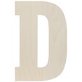 thumbnail image 1 of Baltic Birch Collegiate Font Letters & Numbers 13.5"-D, 1 of 1