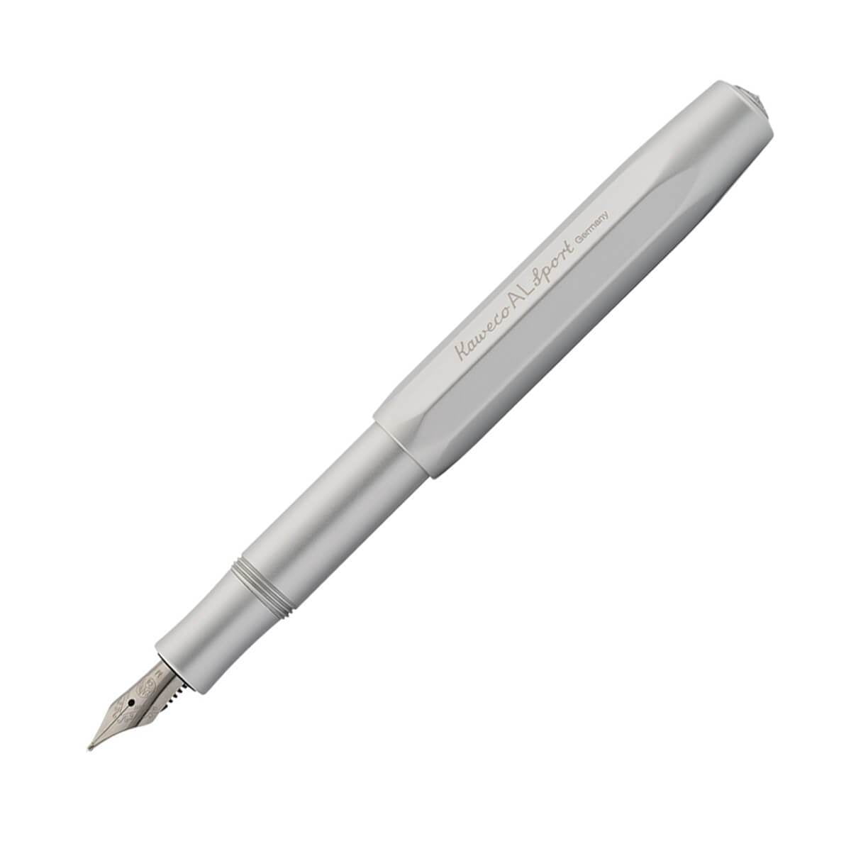 Kaweco 10000425 AL Sport Fountain Pen Extra Fine Silver 