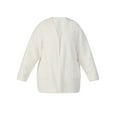 thumbnail image 6 of Aria Women’s Cozy Sherpa 32” Sleepwear Cardigan, Sizes XS-4X, 6 of 8