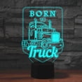 thumbnail image 2 of Luz nocturna LED 3D que cambia de color Borns Trucks para niños, 2 of 2