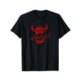 thumbnail image 2 of BLUE Letter Print Men's Round Crew Neck Short Sleeve Tee, Fashion Street Style Breathable T-Shirt, Casual Comfy Top For Spring Summer Holiday Leisure Vacation Men's Clothing As Gift Tee For Adult, Me, 2 of 7