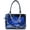 Blue, variant on JennyShop Gothic Spider Web Black Series Leather Bag, Fashion Butterfly Handbag, Large Capacity Square Handbag