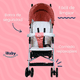 thumbnail image 4 of Carriola Bastón Plegado Compacto Viajera iBaby Piegato Ultra Ligera rosa, 4 of 9