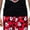 Black/Red Mickey, variant on Classic Mens Mickey Mouse Pajama Tee and Lounge Pant Set, Black/Red Mickey, Size: 2X