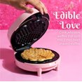 thumbnail image 4 of Paris Hilton That's Hot Heart Waffle Maker, Nonstick 6" Plates, Pink, 4 of 9