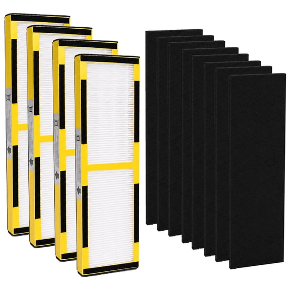 4 Pack FLT4825 Filter B Replacement with Activated Carbon Pre-Filters Compatible with Guardian HEPA Air Purifier AC4825 AC4825E AC4300 AC4800 AC4880 AC4900 AC4850