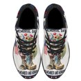 thumbnail image 2 of Memorial Day Remember And Honor Shoes Sneakers Black Size 8, 2 of 7