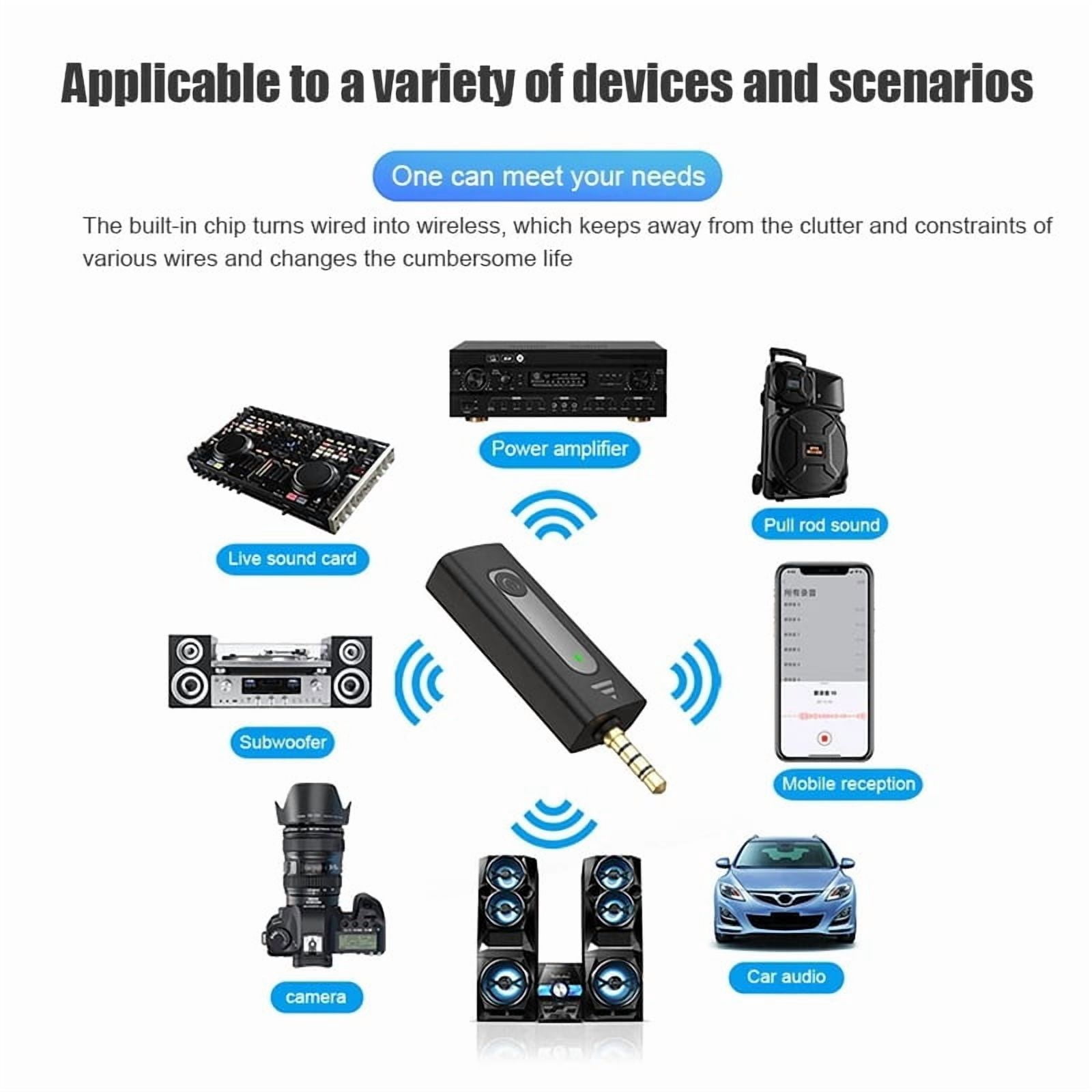 2.4G Wireless Lavalier Microphone, Smart Active Noise Cancellation Clip-on Mic for Outdoor Interview Live Stream, Plug & Play Audio Recorder for iPhone Android DSLR Camera Vlog Podcast
