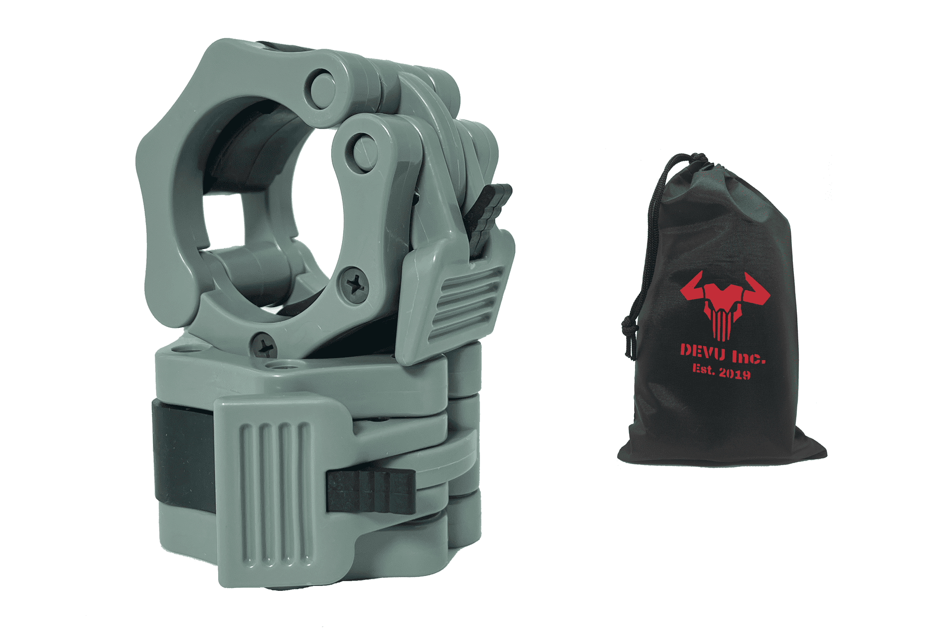 Olympic Barbell Clamps 2 inch Quick Release Pair 2" Hole Barbell Clamp