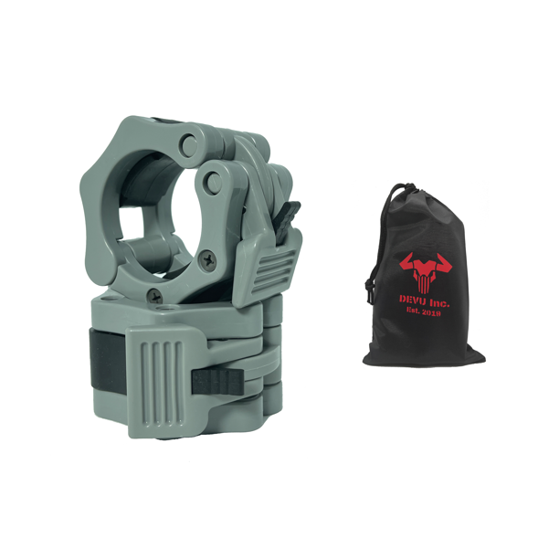 Olympic Barbell Clamps 2 inch Quick Release Pair 2" Hole Barbell Clamp