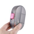 thumbnail image 5 of Unique Bargains 1 Pc 8 Grids Flip Up Double Layer Pill Case Lightweight for Travel Clear Gray, 5 of 6