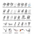 thumbnail image 2 of 36pcs Sewing Machine Presser Foot Set Hem Foot Spare Parts Accessories for Brother Singer, 2 of 9