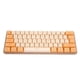 thumbnail image 2 of Teclado mecánico Sincero RGB de 61 teclas con Cable USB naranja beige para oficina y juegos, 2 of 10