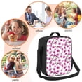 thumbnail image 5 of Naloa Orchids Flowers Lunch box Lunch bag for men women Large capacity Lunchbox Insulated Lunch bag Lunch box cooler, 5 of 7