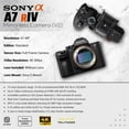 thumbnail image 2 of Sony Alpha a7R IV Mirrorless Camera (V2) Bundle with Backpack, 128 Memory Card, Battery, Microphone, Tripod, Card Wallet, Cleaning Kit, 2 of 10