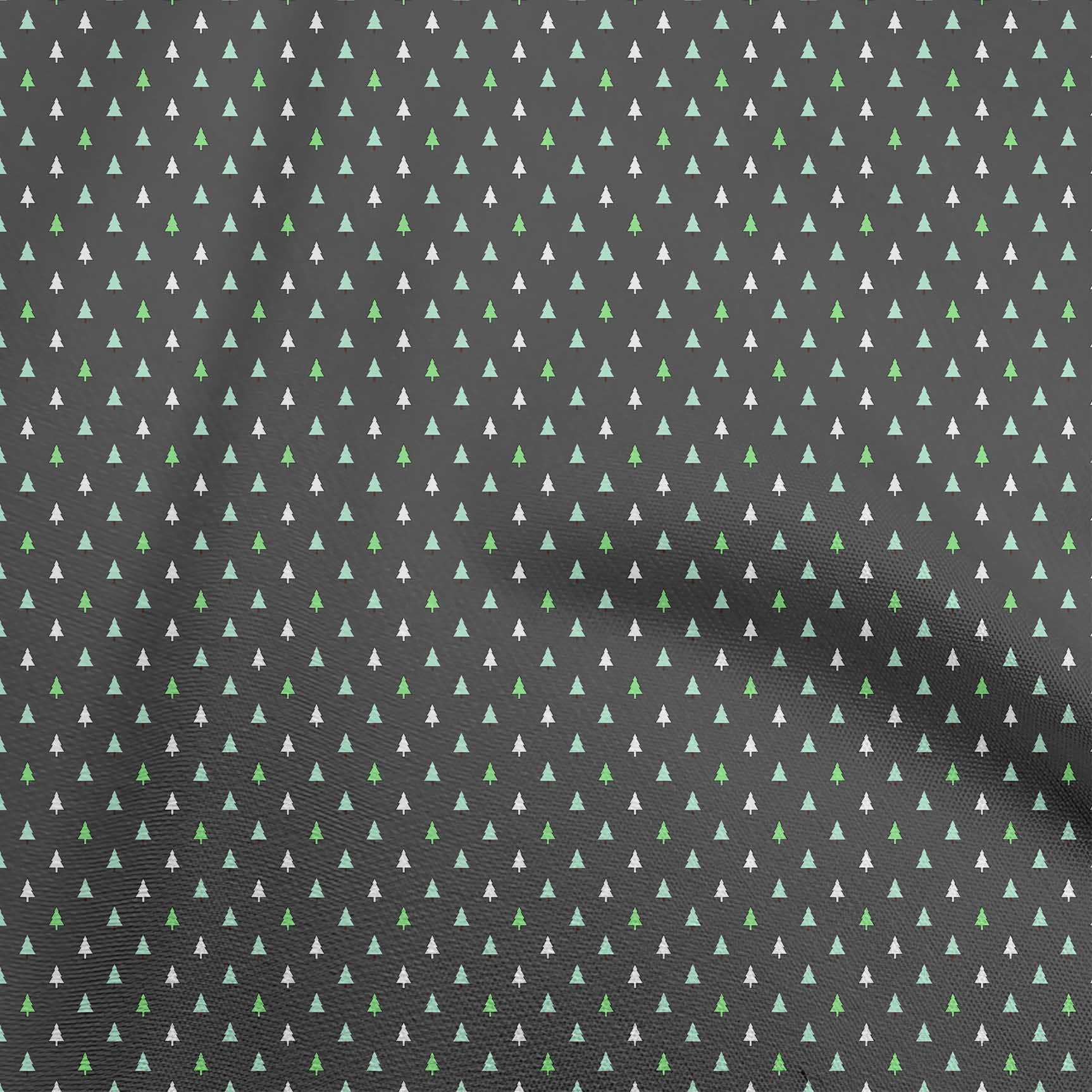 oneOone Polyester Spandex Gray Fabric Christmas Dress Material Fabric Print Fabric By The Yard 56 Inch Wide