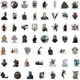 thumbnail image 2 of 50 pcs Valheim Game Stickers for Laptop, Cool Viking Stickers for Teens Adults Motorcycle Water Bottles., 2 of 5