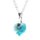 thumbnail image 3 of Collar Zvezda Heart color Turquoise plata .925 Zvezda ZCO-HEAR14-TURQ, 3 of 4