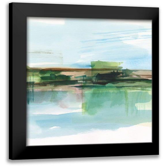 Harper, Ethan 12x12 Black Modern Framed Museum Art Print Titled - Wet Season II