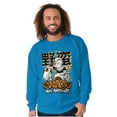 thumbnail image 5 of Urban Popeye Savage Not Average Men's Crewneck Sweatshirt Brisco Brands 2X, 5 of 6