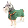 thumbnail image 3 of LiMimmuu Dog Bath Towel Dog Bathrobe Towel Lightweight Pet Bathrobe Pet Bathrobe Adjustable Wide Range Fastener Keep Warm Easy Care Super Absorbent Lightweight Pet Dog Bath Robe Towel Pet, 3 of 6