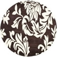 thumbnail image 4 of SAFAVIEH Soho Morgan Floral Wool Runner Rug, Brown/Ivory, 2'6" x 8', 4 of 9